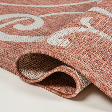 Maribel Traditional Classic All-Over Scroll Area Rug